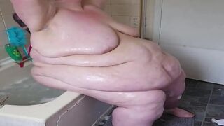 SSBBW Unable to Washroom Part two in the Washroom