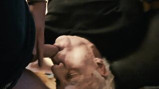 Stepdaddy Mouths My Hotty Rod and I Step on His Ramrod Barefoot