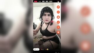 Showing off strangers on web camera like the little doxy I truly am