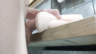 Sloppy screwing and Creampie my silicone oozing juicy twat stroker - SiliconeLust