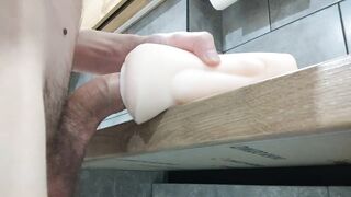 Sloppy screwing and Creampie my silicone oozing juicy twat stroker - SiliconeLust
