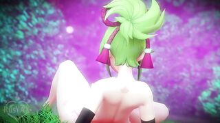 Kuki Shinobu gets caught by Lawachurl and gets screwed hard - Genshin Impact