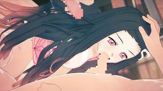 【Demon Slayer Nezuko Kamado】team fuck Animation Manga CG. (Kimetsu no Yaiba)
