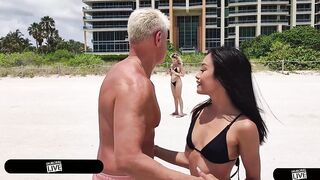 All Mighty Ring Seduces Older Golden-haired Gigi Dior & Tiny Oriental Jade Kimiko – Perverted Live 4K