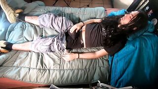 Boy Solo Cum Eating 8 ( up angle )