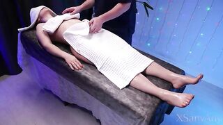 FAILED! Wife Fails Oil Massage Loyalty Test With Spouse's Ally and got banged hard !