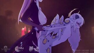 FURSUIT ANGELS BEGIN AN ANIMATED MANGA SESSION WITH YUKASIMA