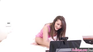 Twistys - Celeste Star , Dani Daniels Give lebian Web Livecam Lessons