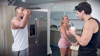 The neighbour pays a visit and has sex with the lady of the abode (Aged mother I'd like to fuck)