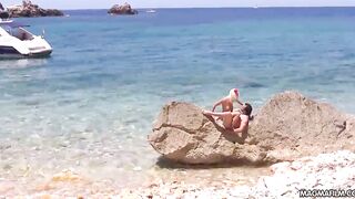 MIA MAGMA Banging Mia on a paradise beach