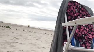 A mother i'd like to fuck sits her butt on a powerful schlong in front of everybody