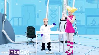 INKA SEX - Dexxxter fills his stepsister De with milk for being nasty.