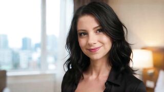 EVA, a youthful, shy, big-breasted French woman, a inexperienced amateur, is at her 1st casting call, willing to shoot her 1st porn film, and that babe signs the contract [AI]