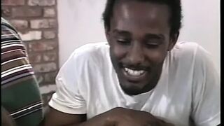 Afro hottie loves different ramrods in her throat whilst getting her vagina banged