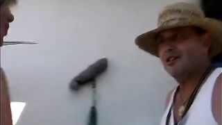 Behind the scenes footage of beutiful hotties getting willing for some action