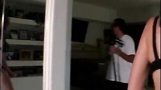Behind the scenes footage of beutiful hotties getting willing for some action