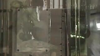 Lewd floozy sucks knob in advance of getting banged on the living room bed