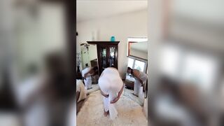 Removing My Strap Panty so That I Can Masturbate My Granny Curly Cunt