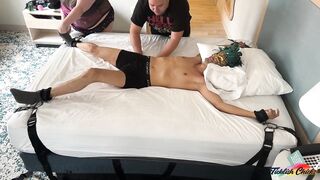 TICKLISH HONEYS - Jayf33t Bound Up And Tickled By Matt And Breathtaking Large Breasted big beautiful woman Lolos10Toes