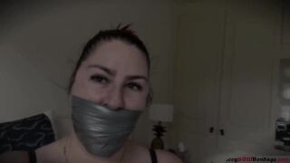 Lacey - Self Gag Joy and Orgasms After Gym Part two