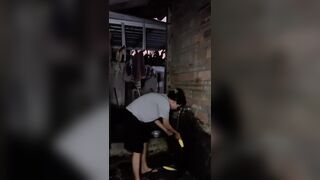 Washing and preparing vegetables