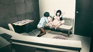 Charming Large Boobed Mangaka Loves To Screw Editor For His Large Shlong