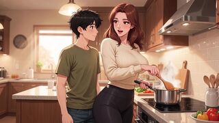 The stepson came back from university and this chab had a great time with his stepmom