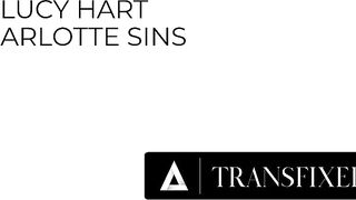TRANSFIXED - Beautiful Trans Lucy Hart Anal Creampies Bestie Charlotte Sins During Angels' Night