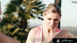 Sneaky mother I'd like to fuck Eats Sexy Neighbors Vagina