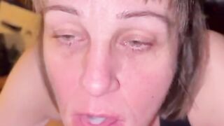 Immodest Marie BJ cum and in throat compilation