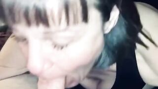 Immodest Marie BJ cum and in throat compilation
