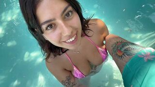 Pool Day With Breasty Latin babe Stepsis : Lani Rivers : Danny Filth : Bawdy Tale