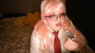 Wicked Schoolgirl Sugar Dandy Breaks in Recent Pipe