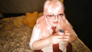 Wicked Schoolgirl Sugar Dandy Breaks in Recent Pipe