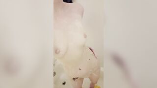 Hot and Soapy - rinsing off in the shower