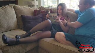 Hawt Wife Jane Gives Disinterested Tugjob to Slutty Spouse