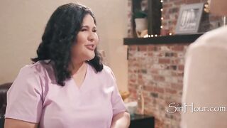 My Old big beautiful woman Babysitter Is My NURU Massuese