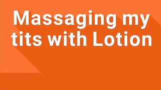 Lotioned up Tit Massage Preview