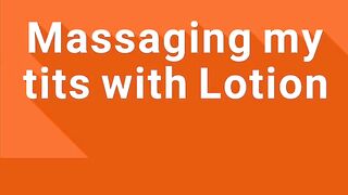 Lotioned up Tit Massage Preview
