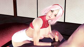 Naruto Sakura large tits hotty screwed (CG Manga)