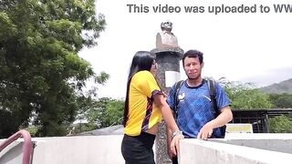 A pretty Ecuadorian woman has stayed in the United States after her country's elimination from the World Cup. That babe's out hunting down the chaps from the top soccer teams to have sex with 'em shamelessly and like a wench.