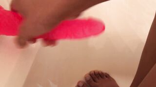 Enjoyable cutie rubs your schlong *POV* ( showing feet)