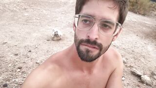 Surprised a hiker fingering his butt so we ended up eating every other’s booty!
