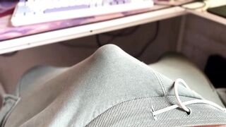 HAWT Stud CUMMING in Sweatpants!