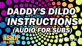 ASMR Dad's Sextoy Instructions for Sub Harlots (Audio)