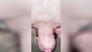Neighbor suck my hude penis so hot, bang her fine