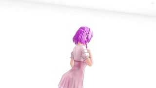 CG ANIME Cute elf masturbates on the daybed