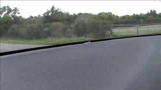 Public Car Enjoyment at roadside with jizz flow (full version)