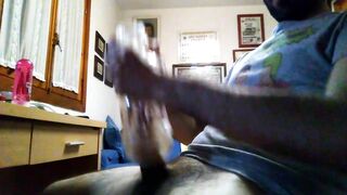 Edging & fleshlight screwing ends in VOLCANO cum eruption