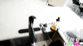 Excited large bazookas stepsister sucking random lads including stepbrother